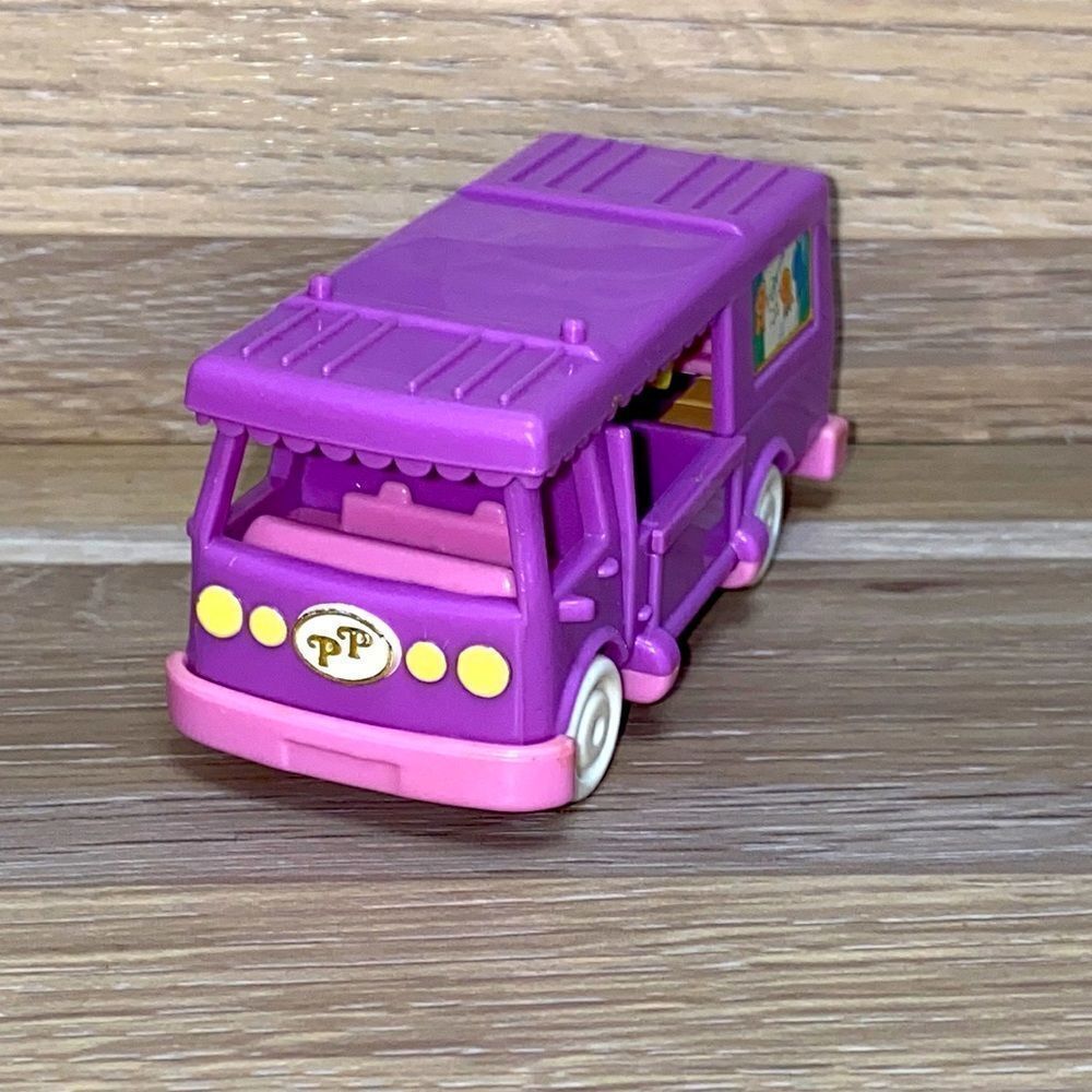 Polly Pocket Stable on the Go Horse Trailer RV vintage Blue Bird 90s aesthetic
